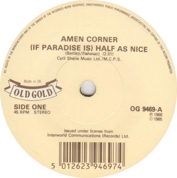 Amen Corner - (If Paradise Is) Half As Nice