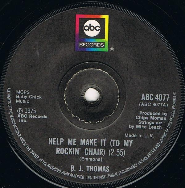 B.J. Thomas - Help Me Make It (To My Rockin' Chair)