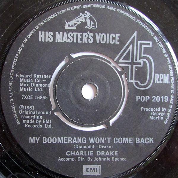 Charlie Drake - My Boomerang Won't Come Back / Splish Splash
