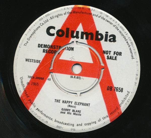 Garry Blake & His Music - The Happy Elephant