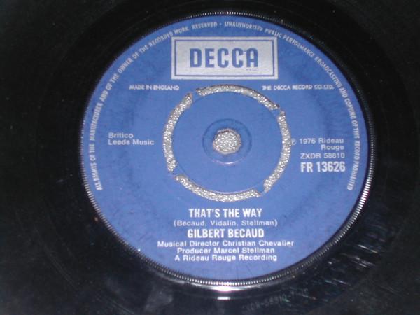 Gilbert Bécaud - That's The Way