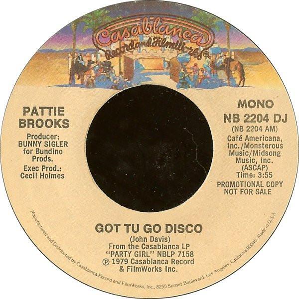 Pattie Brooks - Got Tu Go Disco
