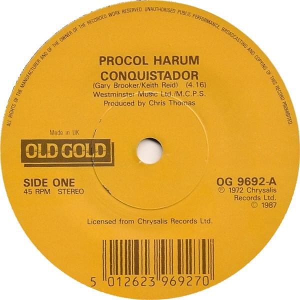 Procol Harum - Conquistador / Pandora's Box