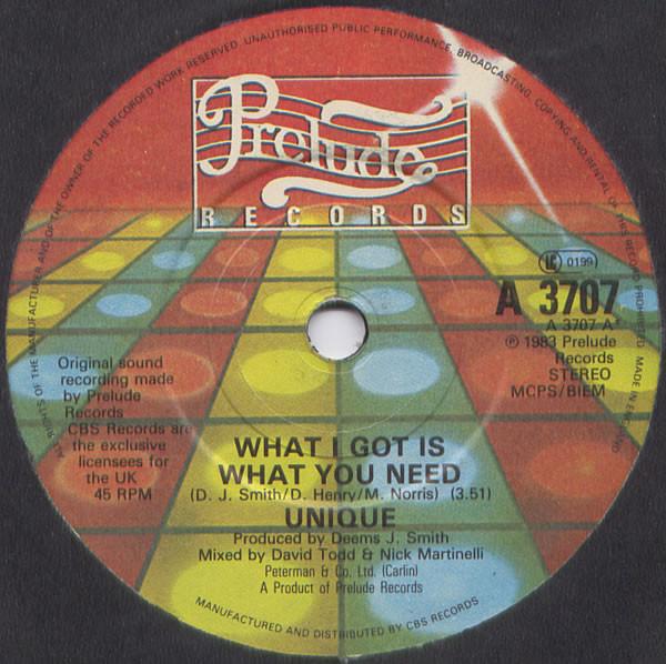 Unique  - What I Got Is What You Need