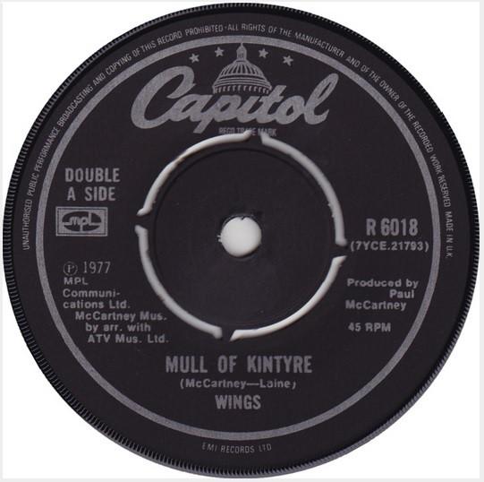 Wings (2) - Mull Of Kintyre / Girls' School