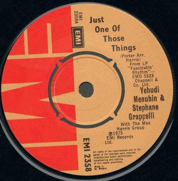 Yehudi Menuhin, Stéphane Grappelli - Just One Of Those Things